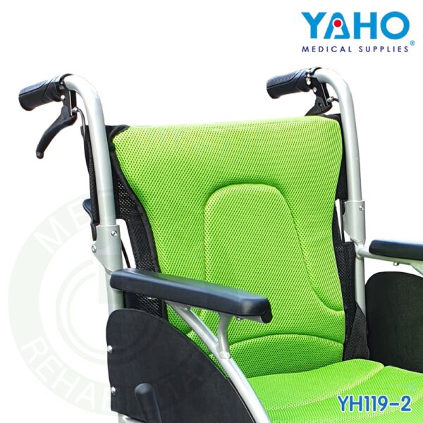 【免運】耀宏 YH119-2 鋁合金輪椅 (小輪折背) 折背輪椅 輪椅 YAHO