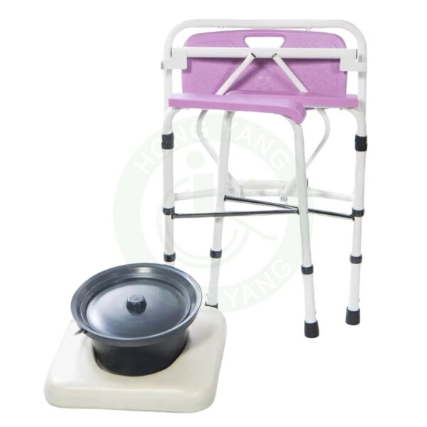 均佳 JCS-102 鐵製軟墊收合便器椅 馬桶椅 便盆椅 沐浴椅 洗澡椅 便器椅