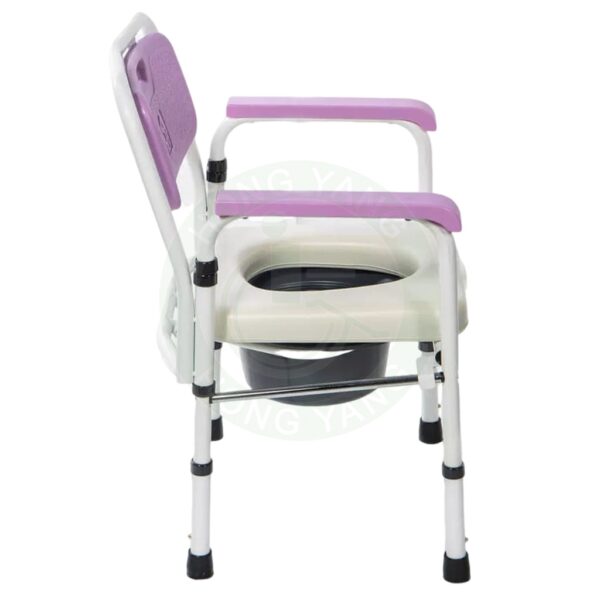 均佳 JCS-102 鐵製軟墊收合便器椅 馬桶椅 便盆椅 沐浴椅 洗澡椅 便器椅
