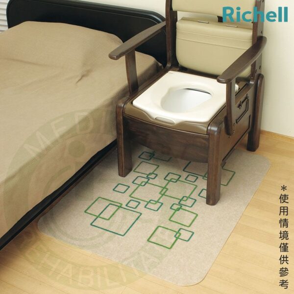 Richell 移動式便座用消臭防水墊 可機洗 防臭墊 防水墊 止滑踏墊 RED49006 利其爾