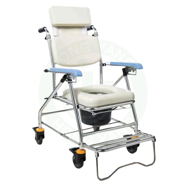 均佳 JCS-207 鋁合金背可調收合洗澡便器椅 洗澡椅 便器椅 可收合 馬桶椅