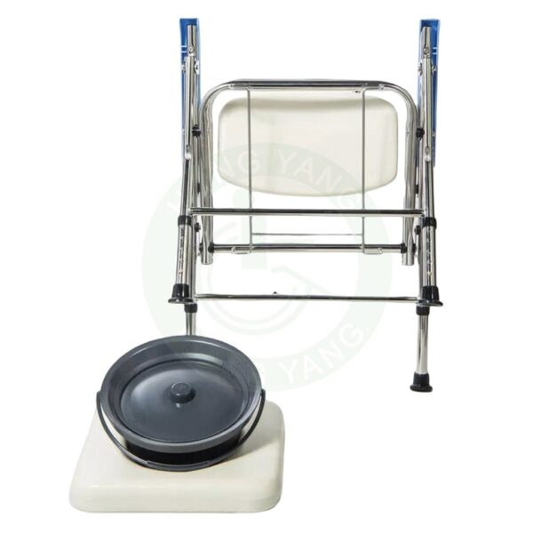 均佳 JCS-303 日式不銹鋼收合便器椅 可收合馬桶椅 馬桶椅 便器椅 便盆椅 洗澡椅
