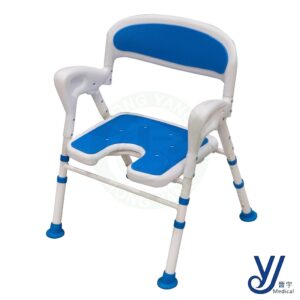 晉宇 A字折收洗澡椅 JY-312 可收折 Ｕ型座墊 沐浴椅 洗澡椅