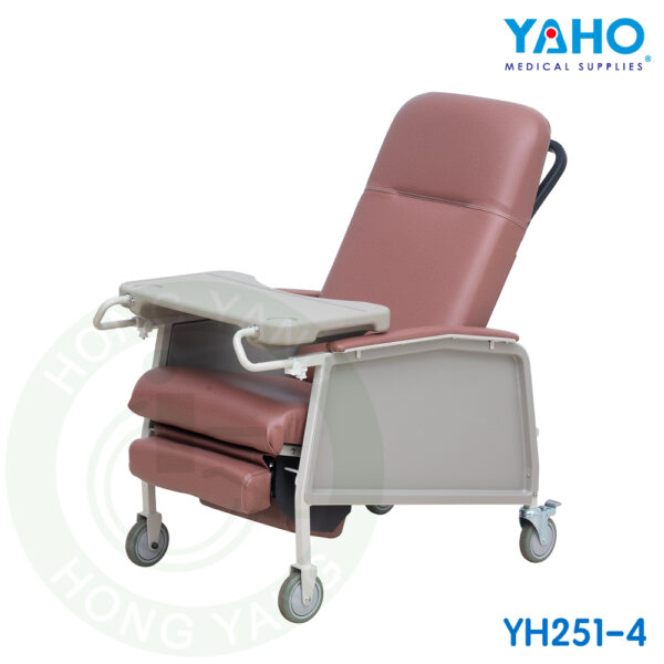【免運】耀宏 YH251-4 老人護理椅 陪伴床椅 護理椅 附餐桌 腿部抬升 無法平躺病患適用