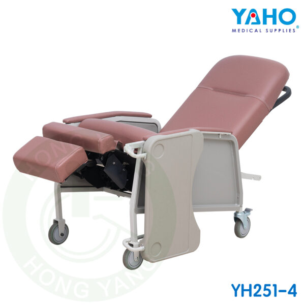 【免運】耀宏 YH251-4 老人護理椅 陪伴床椅 護理椅 附餐桌 腿部抬升 無法平躺病患適用
