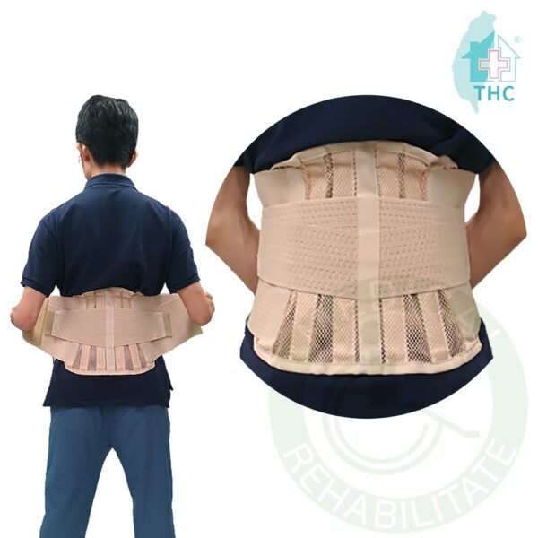 【THC】健康透氣軟背架 H3327-1 護腰 護具 居家醫療
