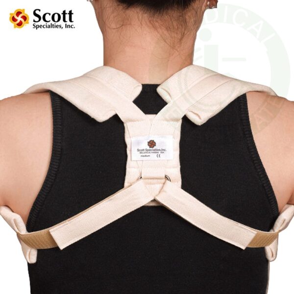 【SCOTT】背部姿勢矯正帶 H3004 加厚背部固定帶 駝背 姿勢 矯正帶 美國製 居家醫療