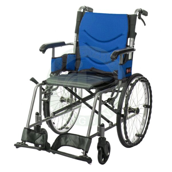 均佳 JW-230-20 鋁合金輪椅 (輕巧型) 20"吋 大後輪 可收合輪椅 輕量型輪椅 外出型輪椅 旅行輪椅