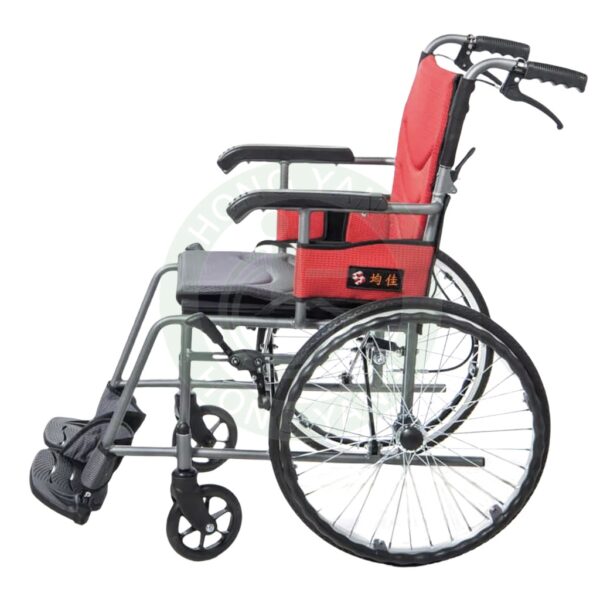 均佳 JW-230-20 鋁合金輪椅 (輕巧型) 20"吋 大後輪 可收合輪椅 輕量型輪椅 外出型輪椅 旅行輪椅