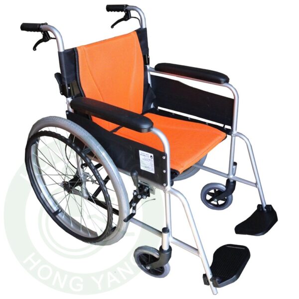 杏華 日式強化款雙層鋁輪椅 JR200S 藍 紫 CH800S 橘 雙煞車 手動輪椅 醫療輪椅 鋁合金輪椅