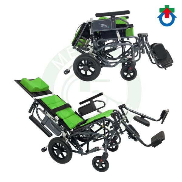 杏華 9TR-1218 鋁製躺式輪椅 台灣製 9TR-1216 祥巽 輪昇 斜躺輪椅 擺位輪椅