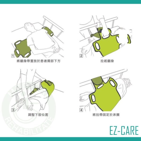 天群 多功能專利照顧翻身帶 EZ-950 手動病患輸送裝置 病人搬運 臥床移位