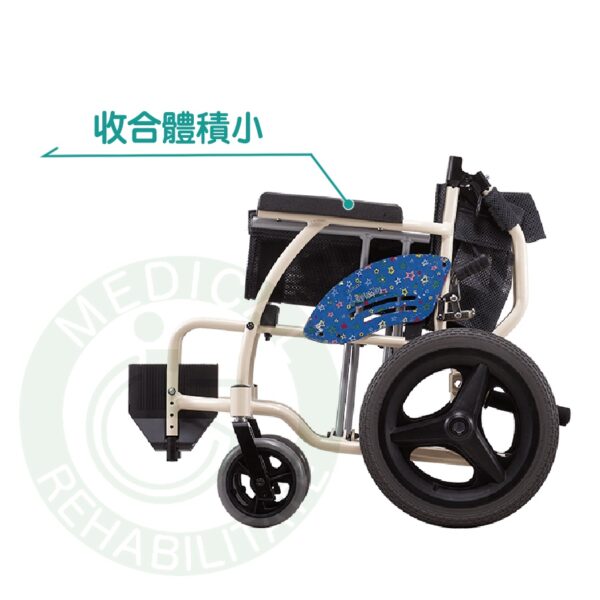 【免運】Karma 康揚  小淘憩 KM-7501 兒童款輕巧型輪椅 輪椅