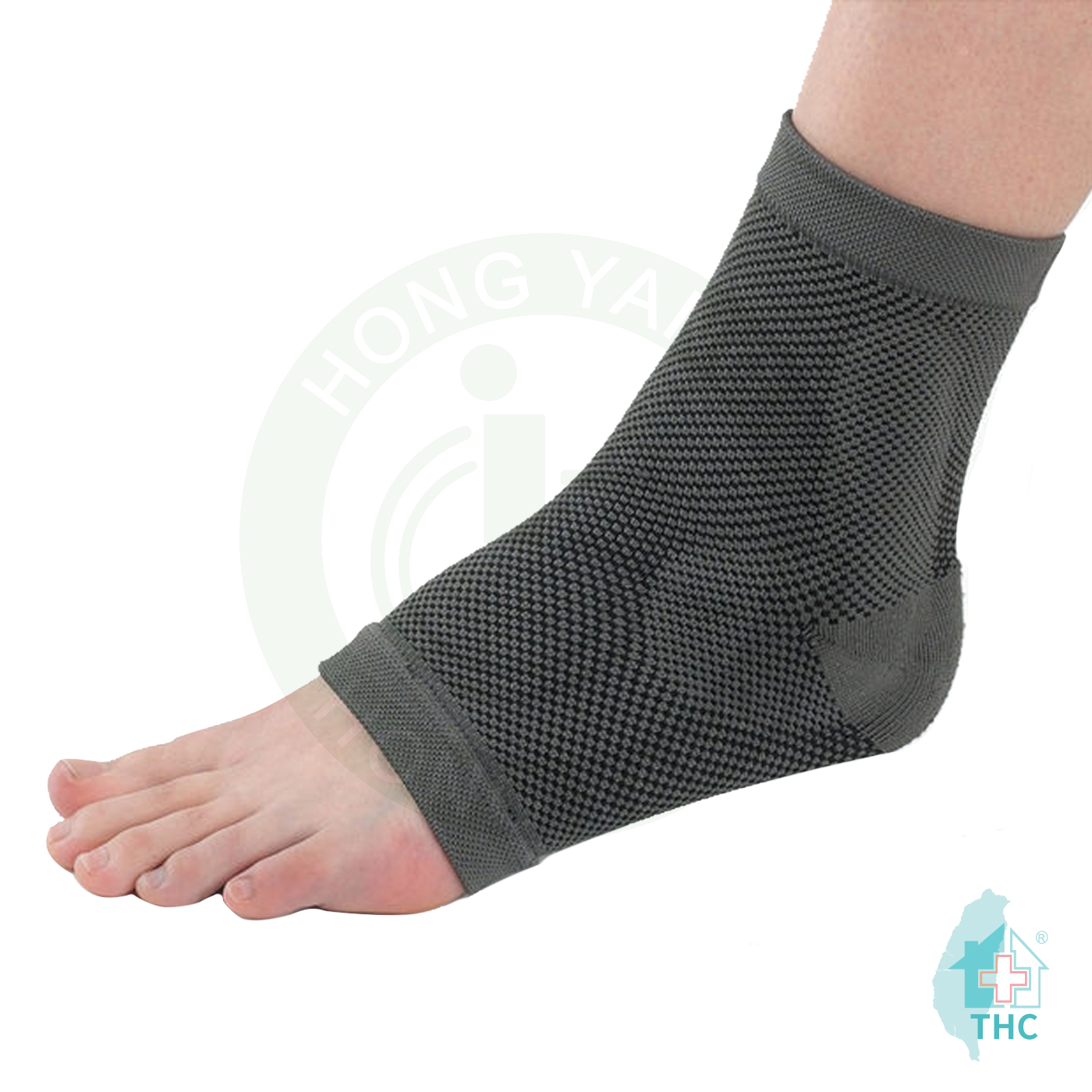 【THC】竹炭矽膠護踝 (穿戴式護踝) H0062 護踝 護具