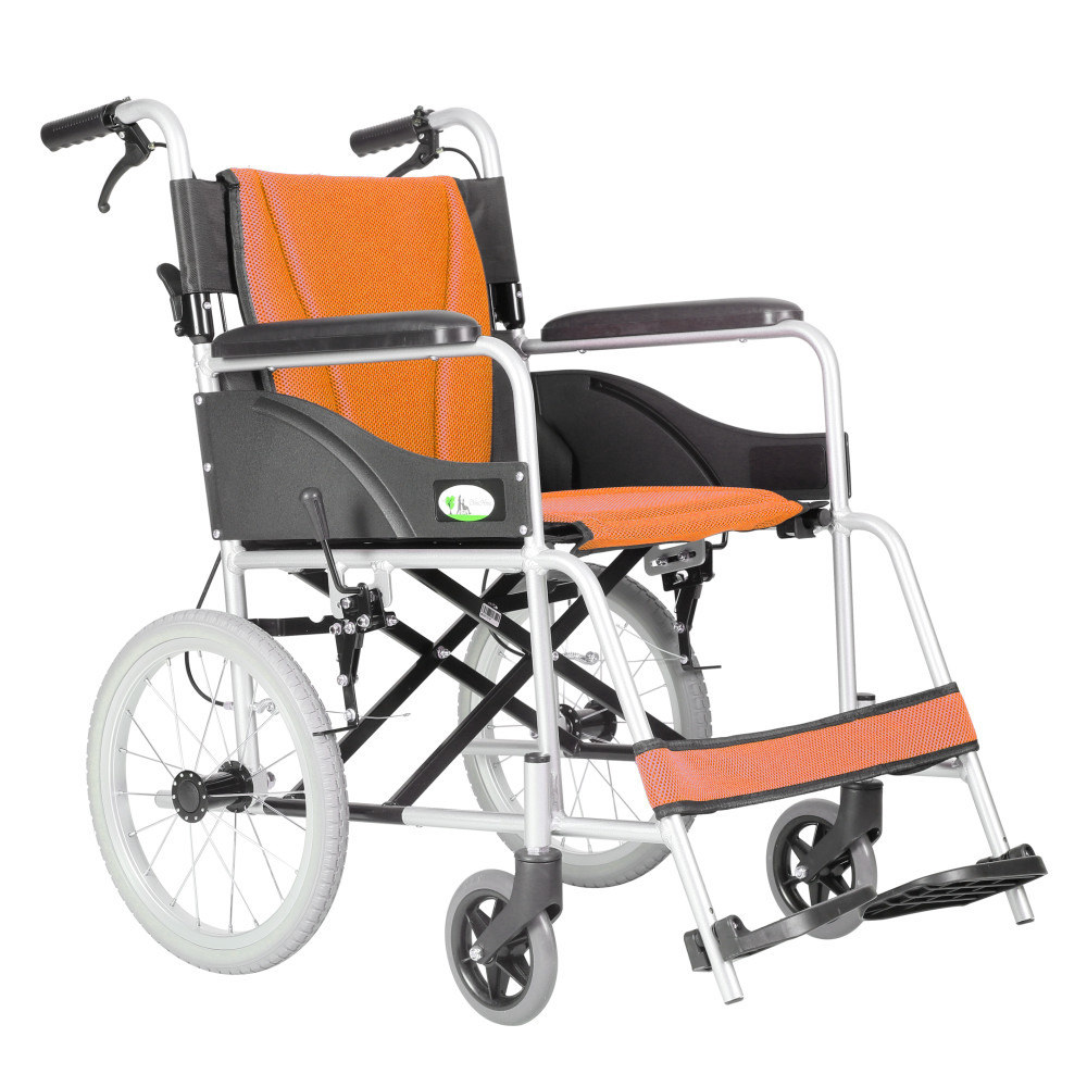 杏華 日式強化型雙層鋁輪椅 JR100S (B款) 可收合 手動輪椅 醫療輪椅 鋁合金輪椅:圖片 3