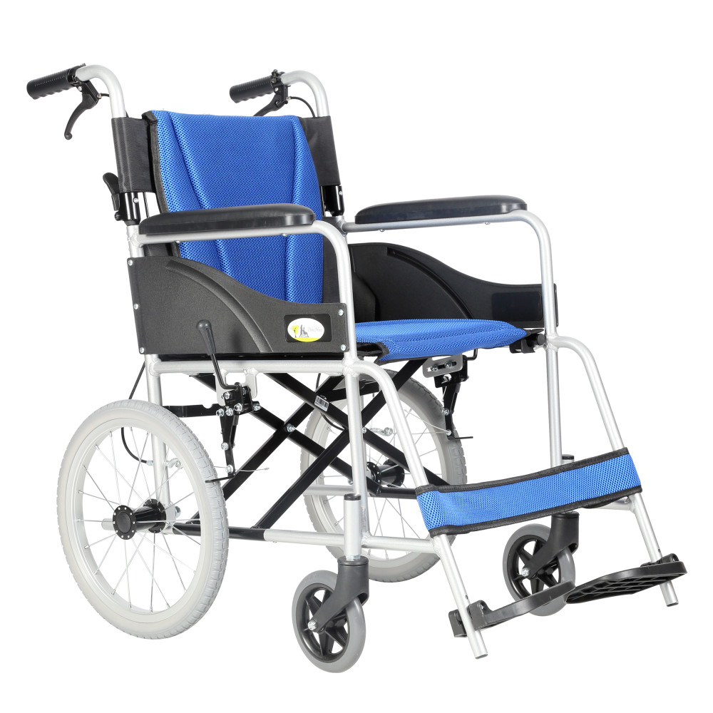 杏華 日式強化型雙層鋁輪椅 JR100S (B款) 可收合 手動輪椅 醫療輪椅 鋁合金輪椅:圖片 2