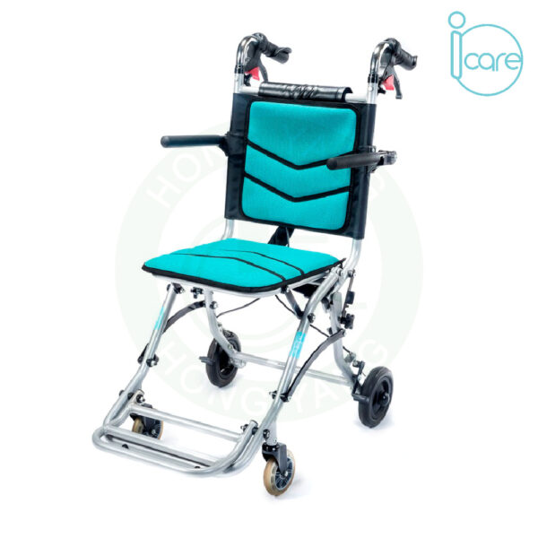 Icare 艾品 IC-300 旅行輕便款 輪椅 照護運輸椅 可收合 輕便型 鋁合金 輪椅 外出輪椅