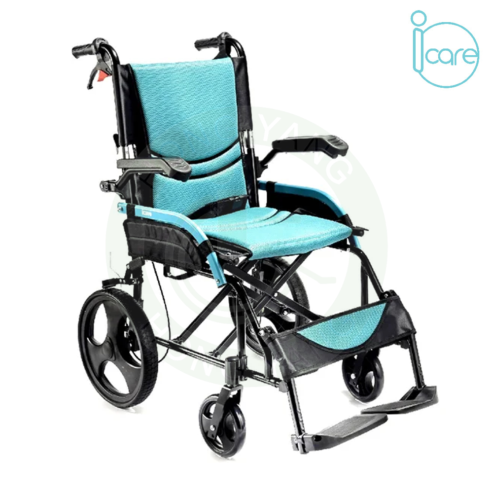Icare 艾品 IC-510 鋁合金流線型輪椅 可收納 可掀手 踏板高度可調整 輕量 輪椅 符合補助